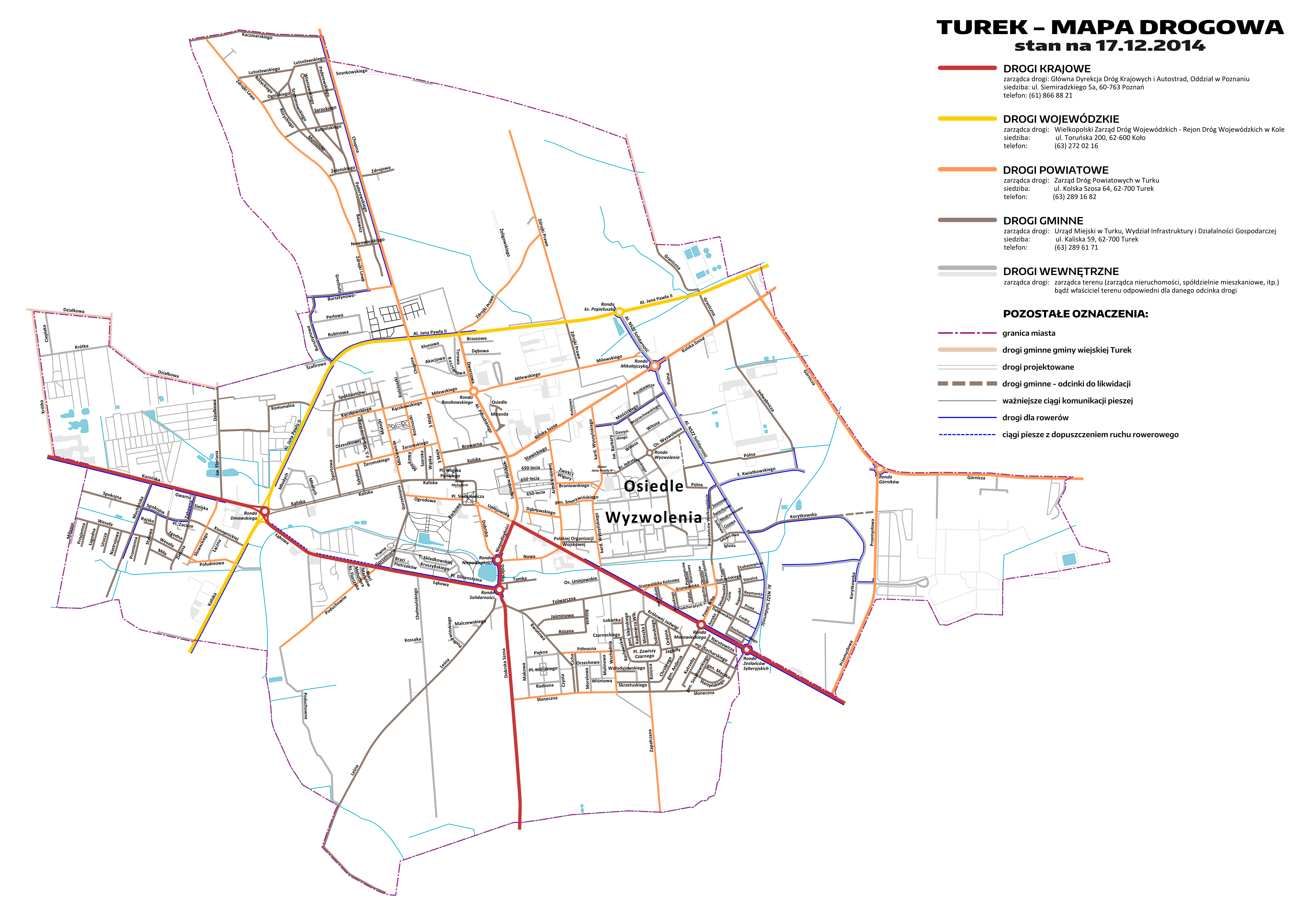 mapa drogowa turek XII14