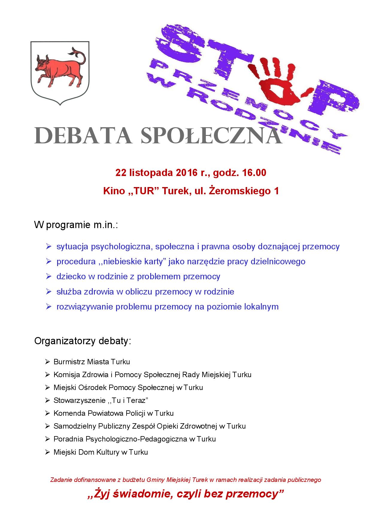 DEBATA plakat