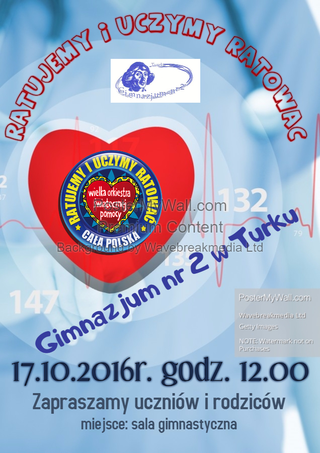 plakat heart rate
