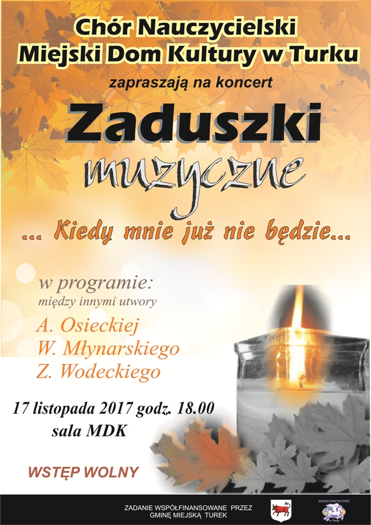 Zaduszki muzyczne plakat