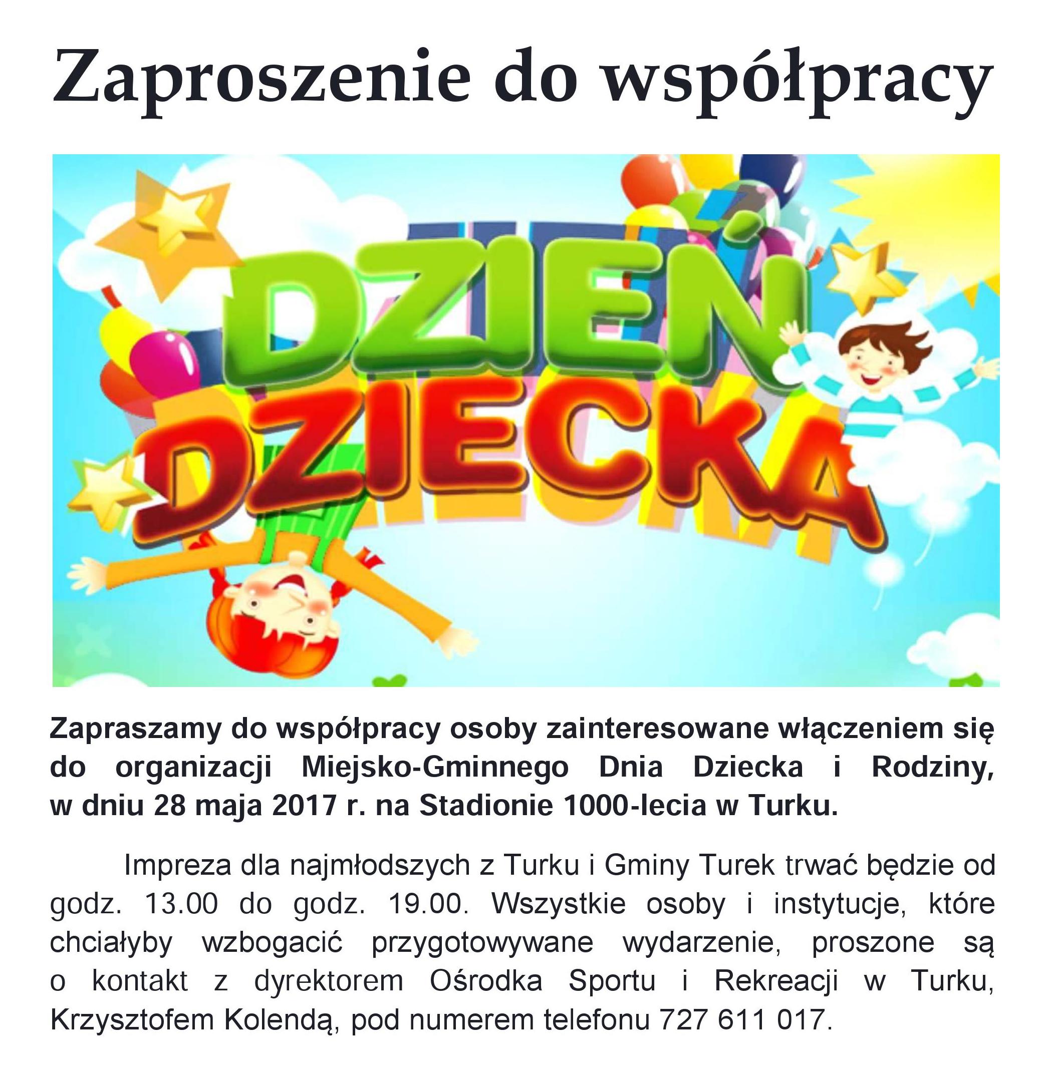 zaproszenie do wspolpracy