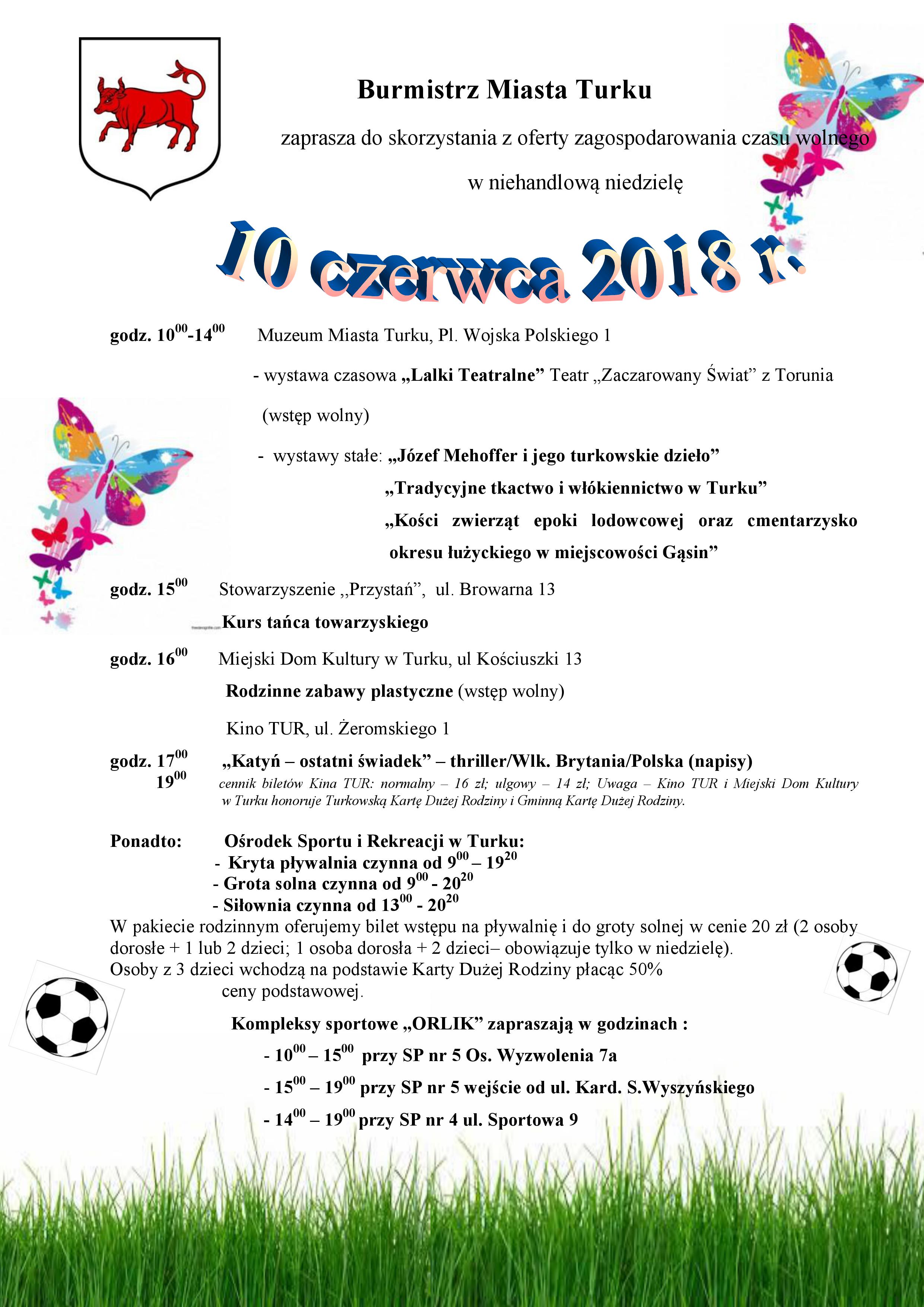 niehandlowa niedziela 10.06.2018