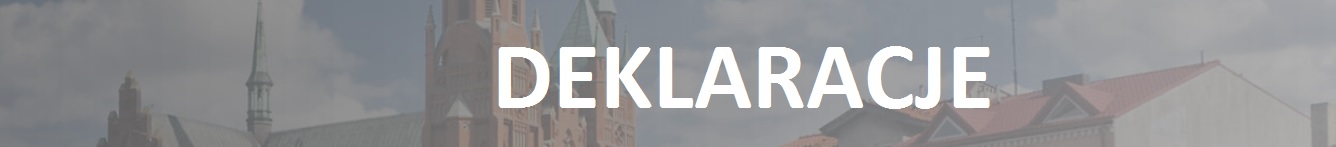 DEKLARACJE