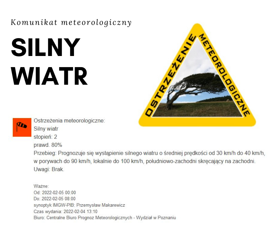 Komunikat meteorologiczny
