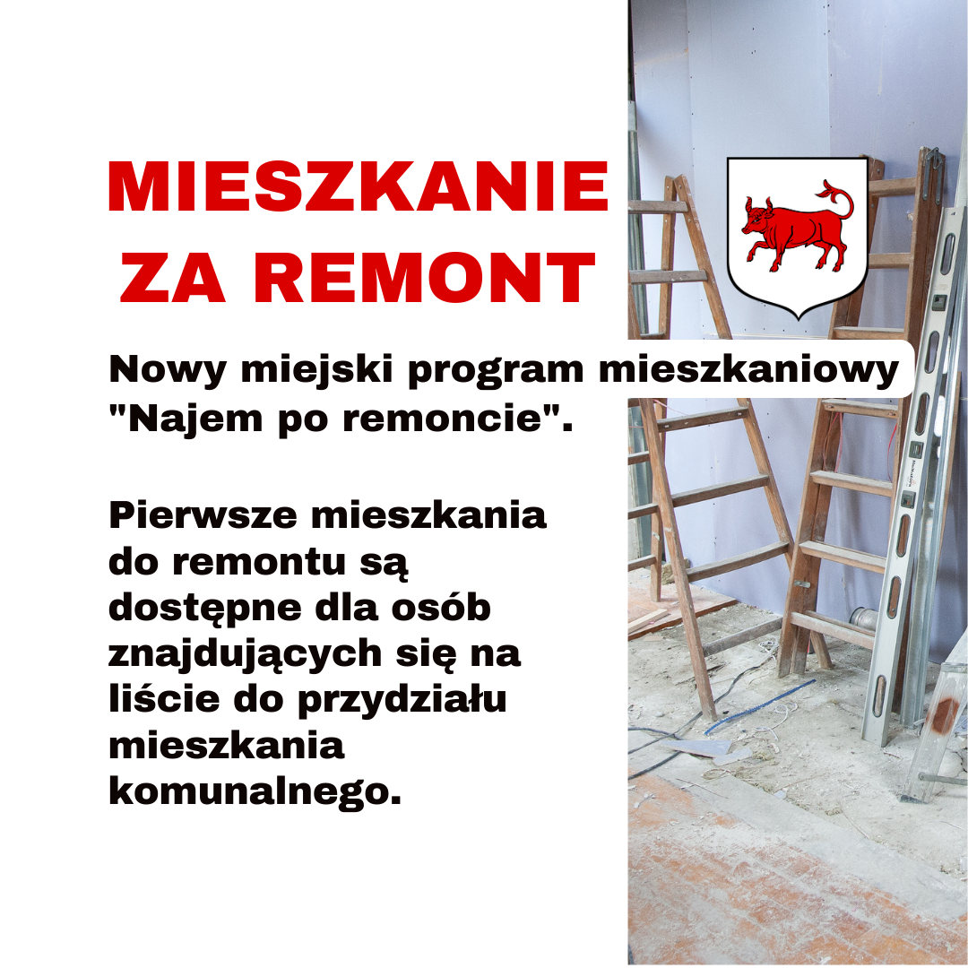Pierwsze mieszkania do remontu w programie „Najem po remoncie”