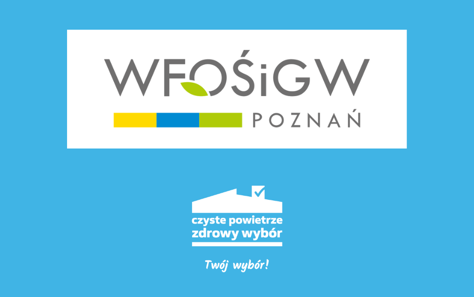 logo WFOŚiGW oraz Czyste Powietrze