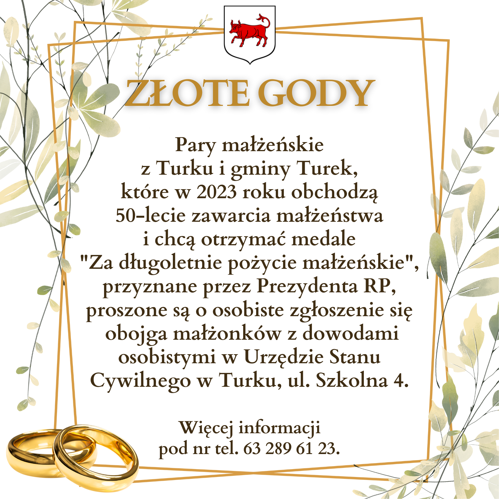 Złoci jubilaci, zgłoście się po medal