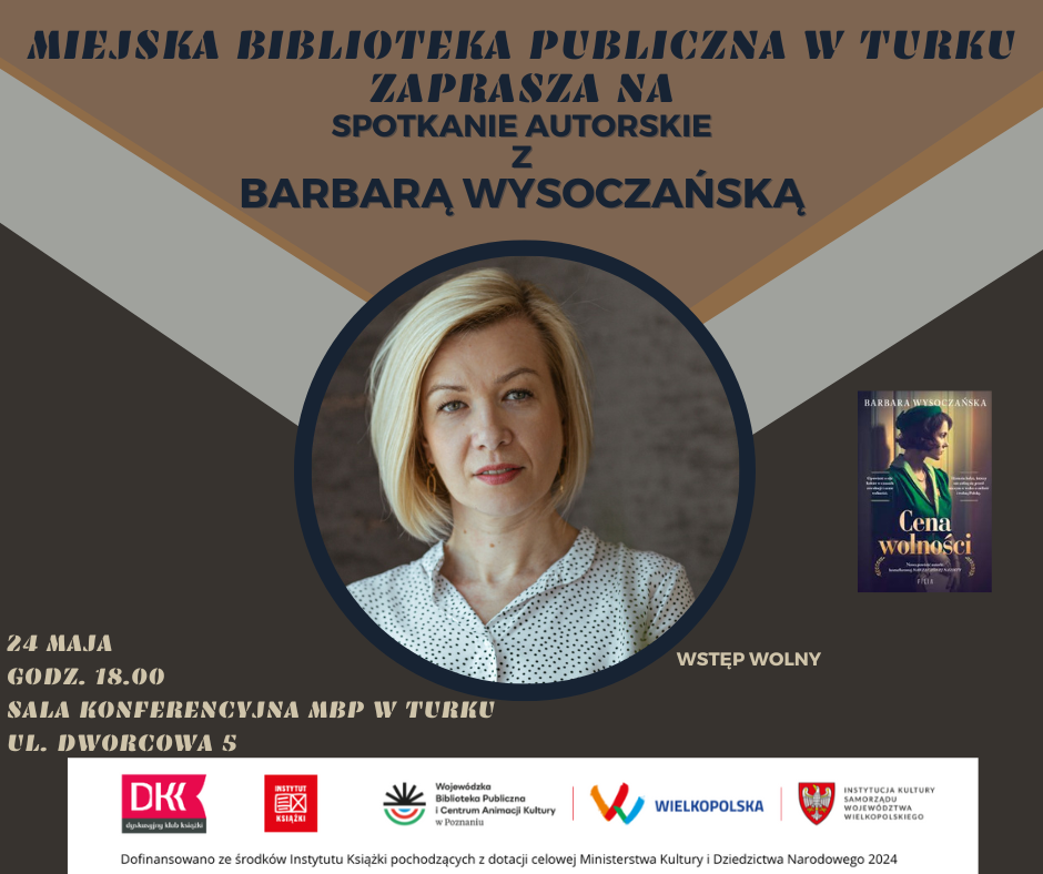 Spotkaj się z Barbarą Wysoczańską – autorką bestselerów        