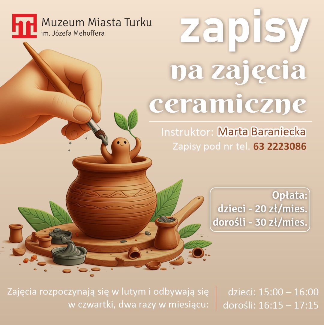 Zapisy na zajęcia ceramiczne