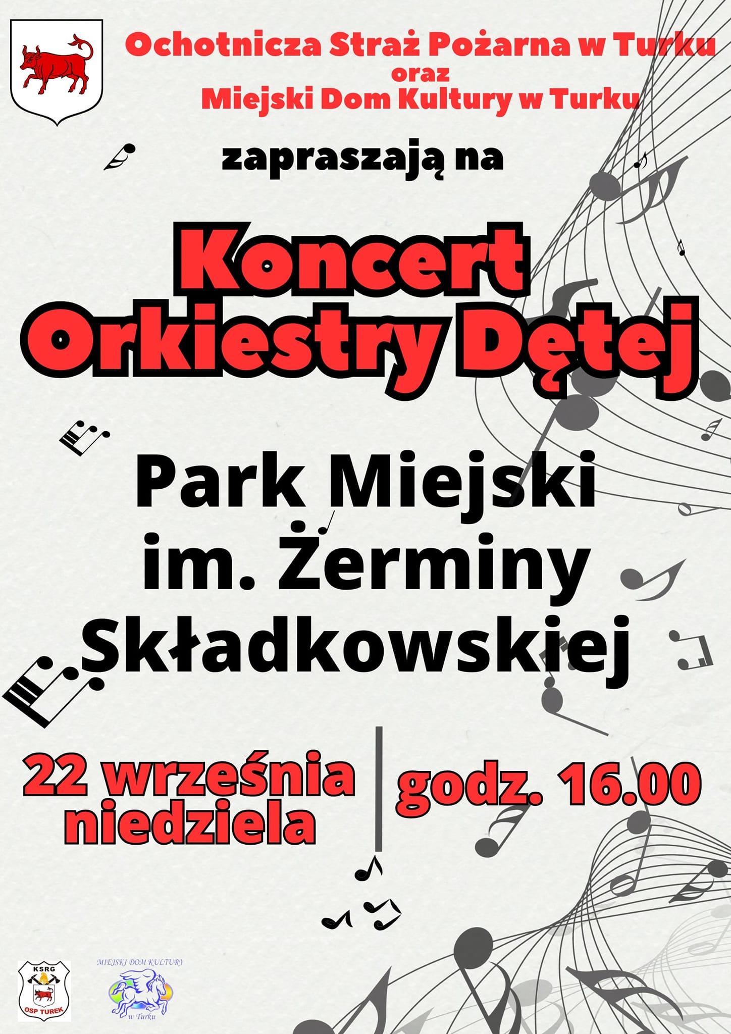 Zapraszamy na koncert w parku miejskim