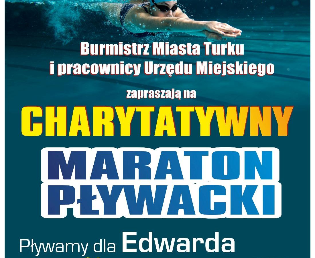 Pływamy dla Edwarda – zapraszamy na Charytatywny Maraton Pływacki