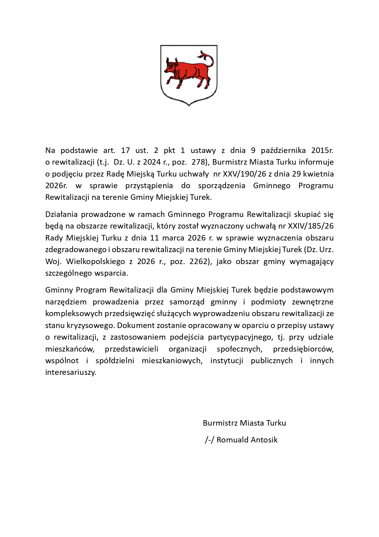 INFORMACJA o uchwale przystąpienie do GPR page 0001