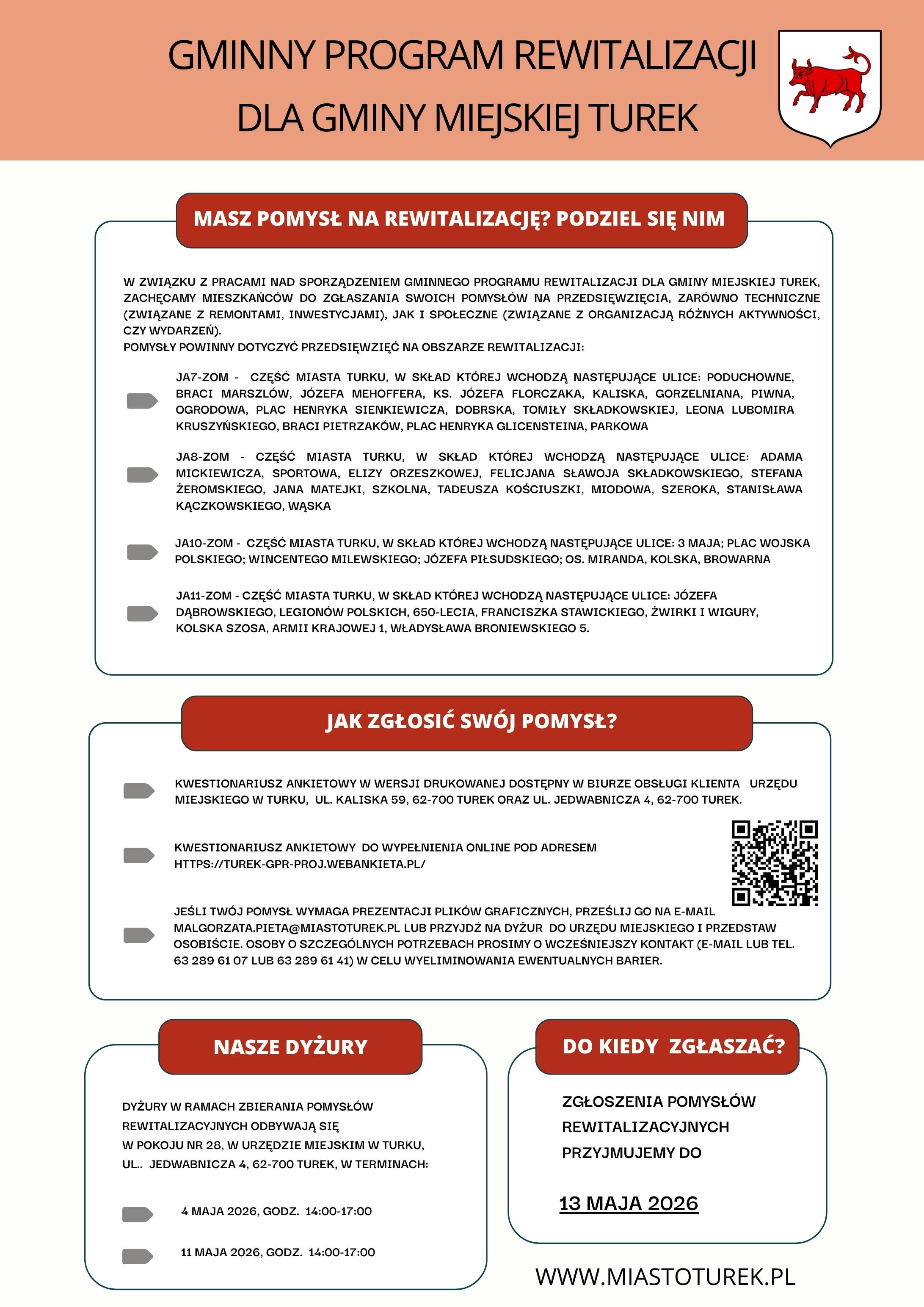 ankiety przedsięwzięcia plakat GPR Turek