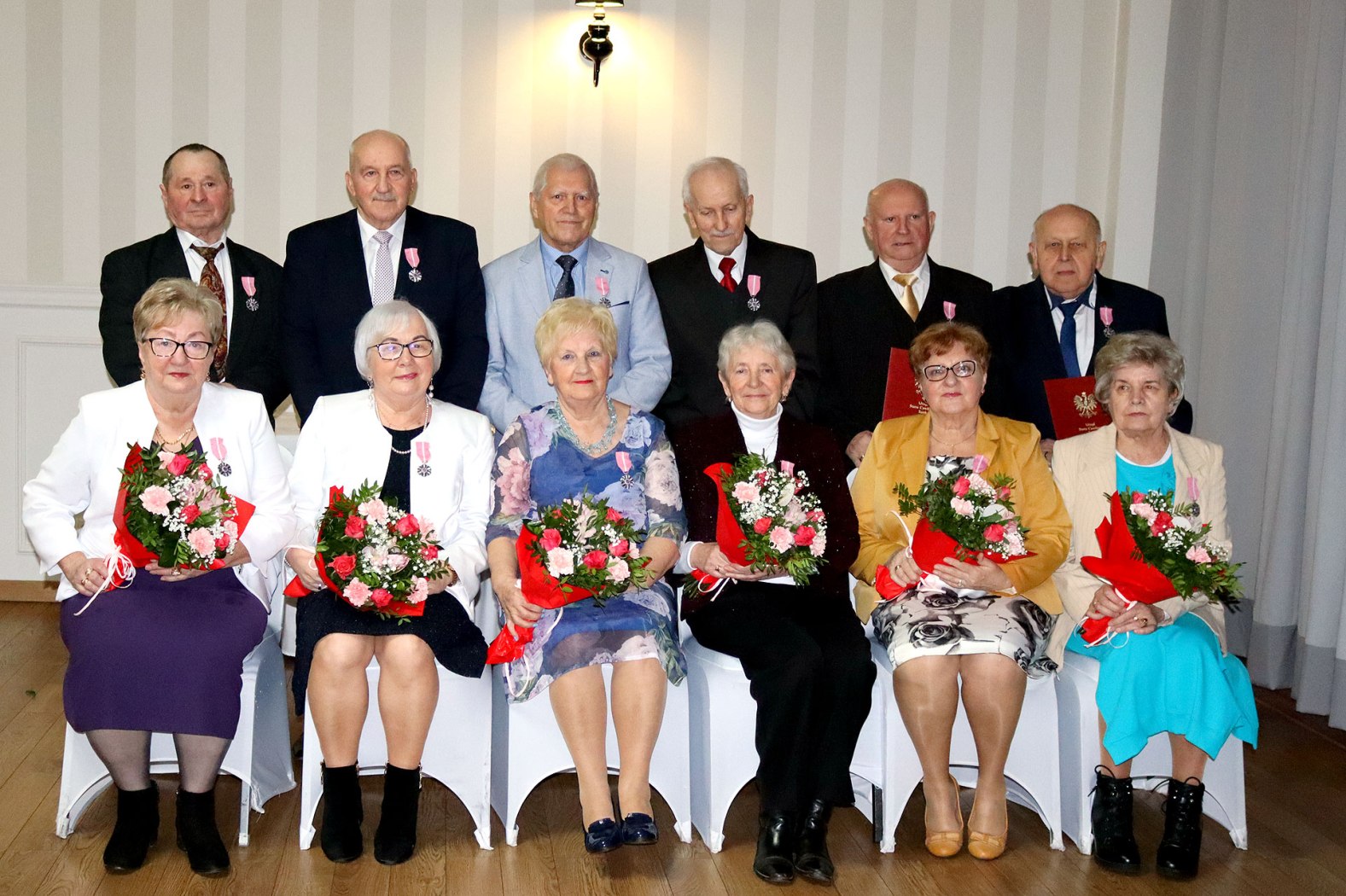 Złoci Jubilaci z medalami