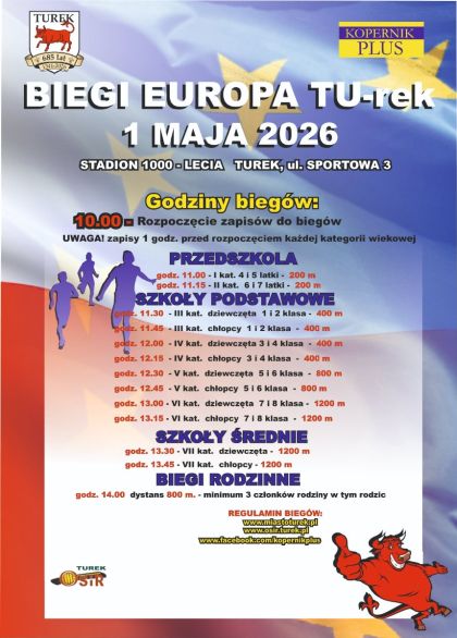 Biegi plakat