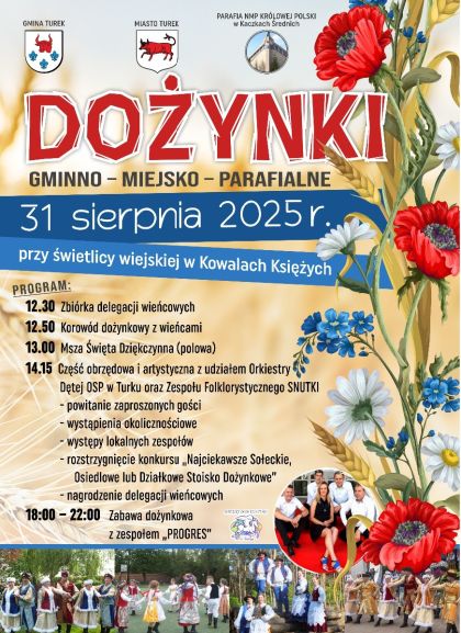 Dożynki 2025 - PLakat
